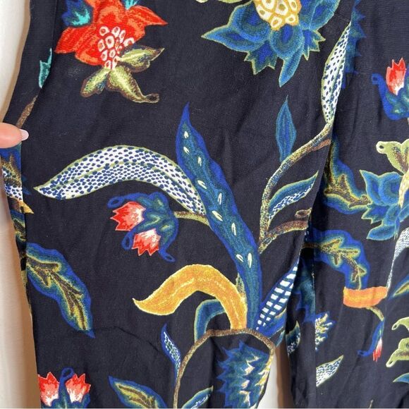 Maje papaye baroque printed trousers - Picture 3 of 9